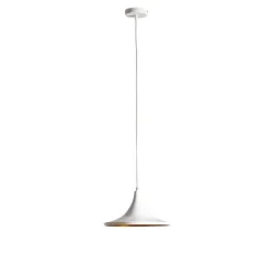Genisy hængelampe, hvid, Ø 31 cm, metal, E27