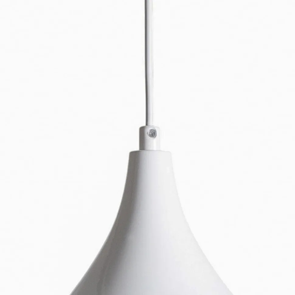 Genisy hængelampe, hvid, Ø 31 cm, metal, E27