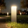 Genopladelig LED-solcellelampe Nusolar antracit, højde 50 cm