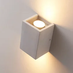 Gerda - GU10 væglampe, 2 lyskilder af beton