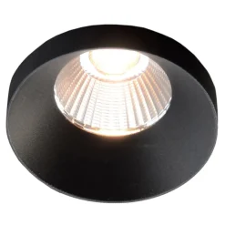 GF design Owi indbygningslampe IP54 sort 2.700 K