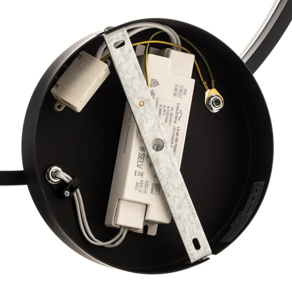 Giotto LED-loftlampe, 1 lyskilde, sort