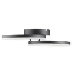 Giotto LED-loftlampe, 2 lyskilder, sort