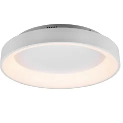Girona LED-loftlampe med fjernbetjening, hvid