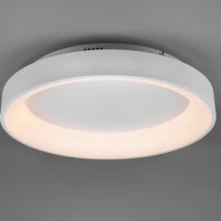 Girona LED-loftlampe med fjernbetjening, hvid