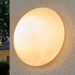 Glas-udendørs væglampe Tokyo 28 cm IP44