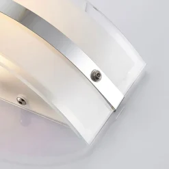 Glas-væglampe Zinka med LED, 25 cm