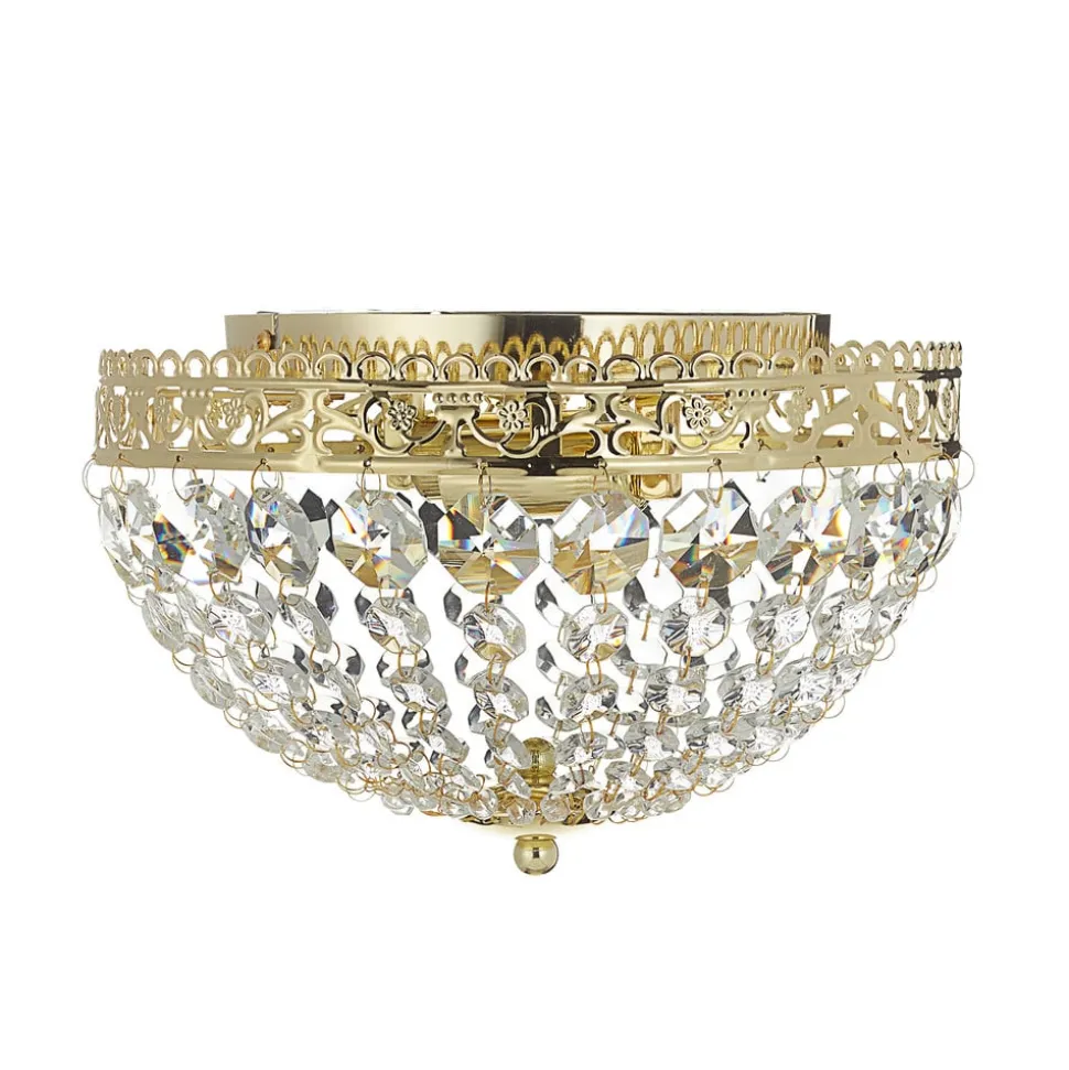 Glitrende loftlampe Saxholm
