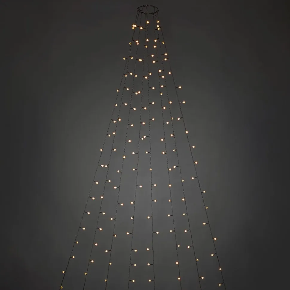 Globe LED-trækappe, formonteret, 240 fl
