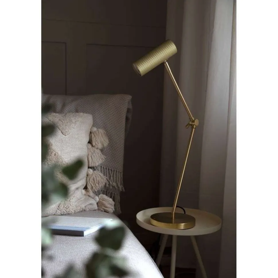 Globen Lighting bordlampe Hubble READ, messing Højde 45 cm
