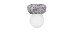 Globen Lighting væglampe Torrano, grå Ø 13 cm IP44