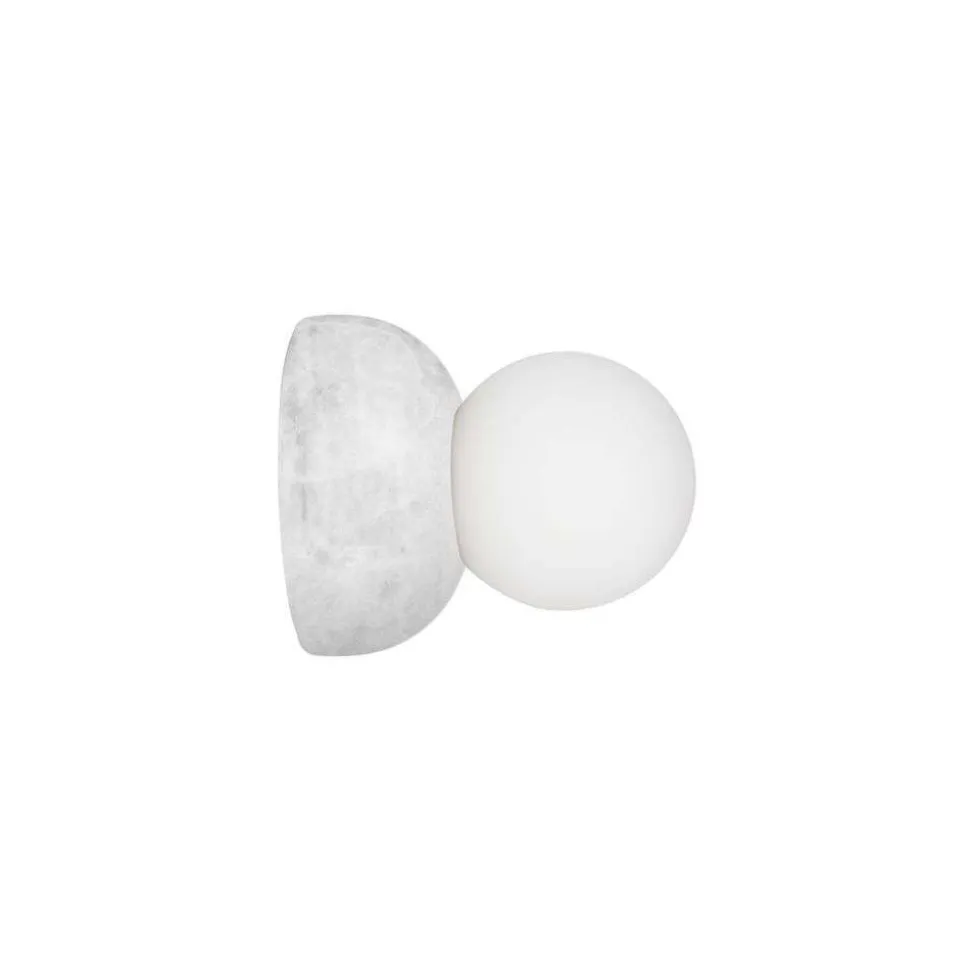 Globen Lighting væglampe Torrano, hvid Ø 13 cm IP44