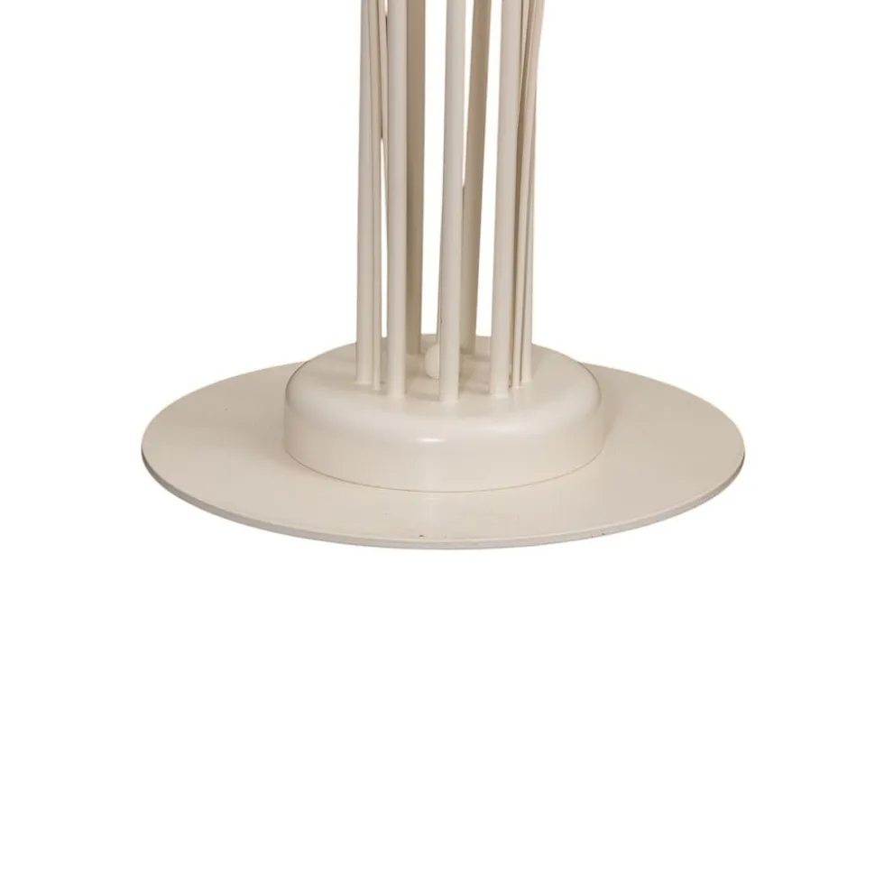 Gloriosa gulvlampe, creme, glas, 9 lyskilder