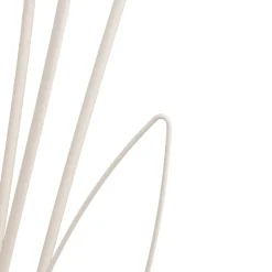 Gloriosa gulvlampe, creme, glas, 9 lyskilder