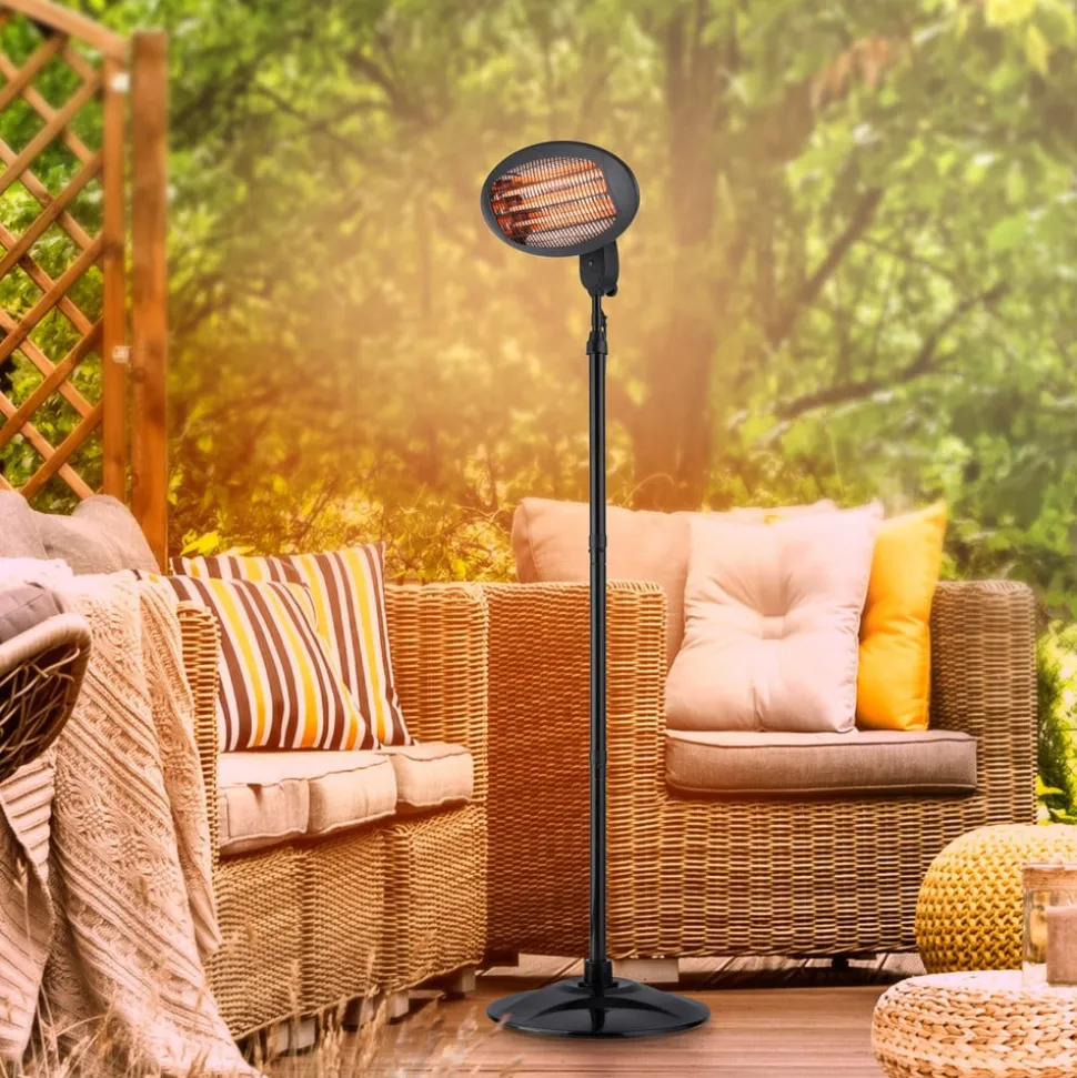 Glow varmespotstander, IP34, 650 W/1350 W/1500 W