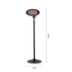 Glow varmespotstander, IP34, 650 W/1350 W/1500 W