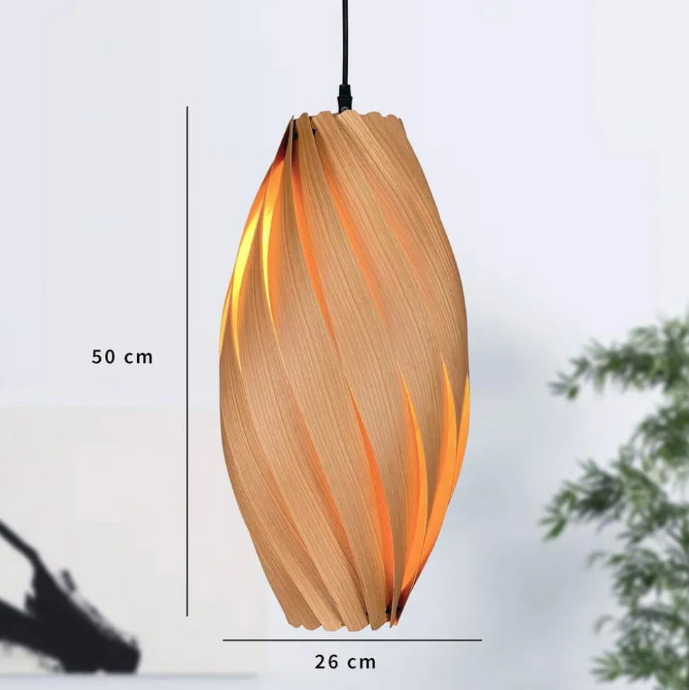Gofurnit Ardere pendellampe kirsebærtræ højde 50cm