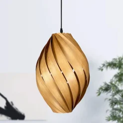 Gofurnit Ardere pendellampe kirsebærtræ højde 45cm