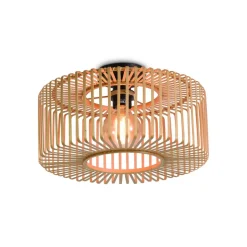 GOOD & MOJO Bromo loftslampe lavet af bambus, Ø 40 cm