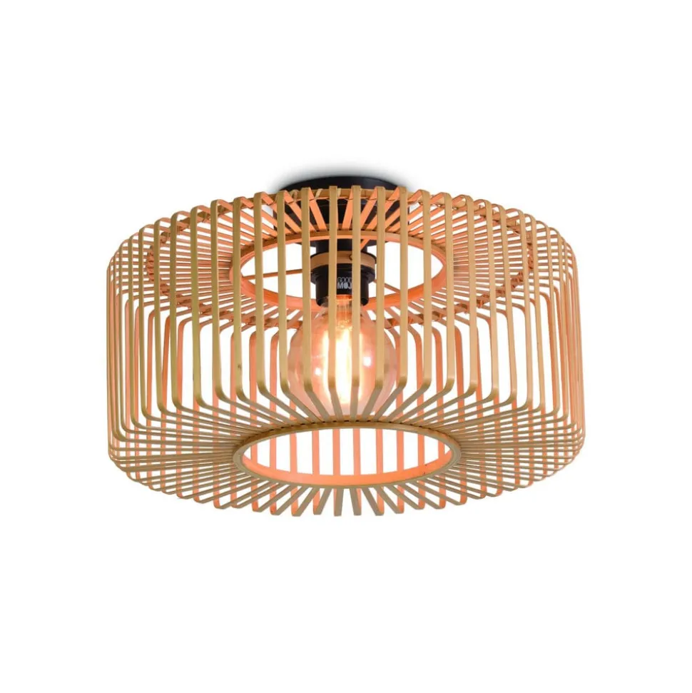 GOOD & MOJO Bromo loftslampe lavet af bambus, Ø 40 cm