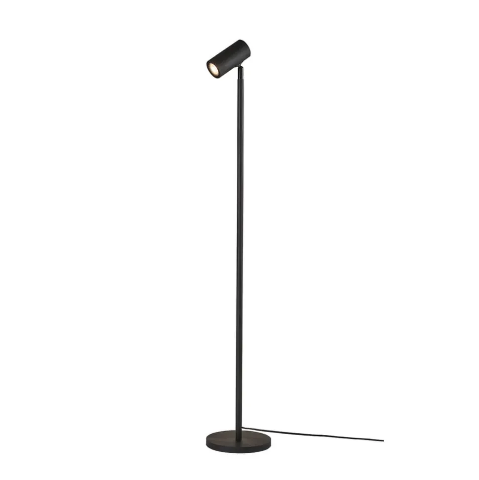 GOOD & MOJO Gulvlampe Java, sort, 141 cm, bambus, GU10