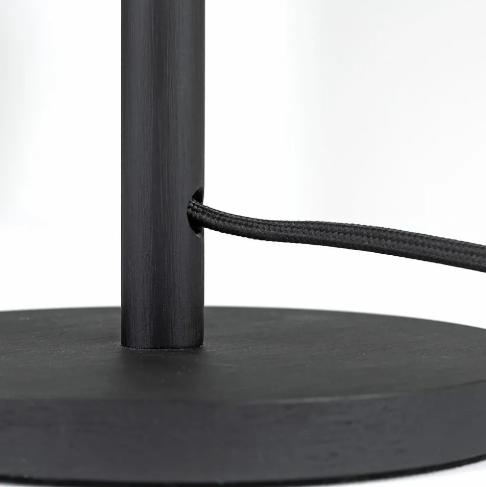 GOOD & MOJO Gulvlampe Java, sort, 141 cm, bambus, GU10