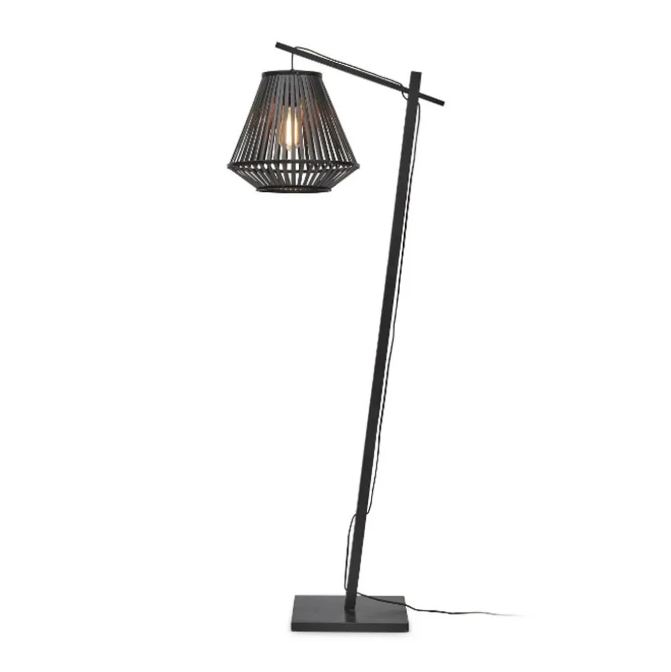 GOOD & MOJO Merapi gulvlampe, sort