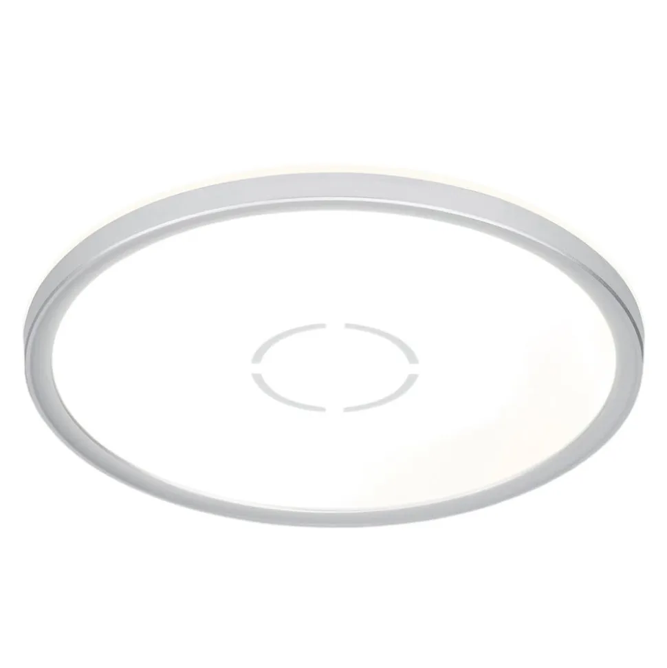 Gratis LED-loftlampe, Ø 29 cm, sølv