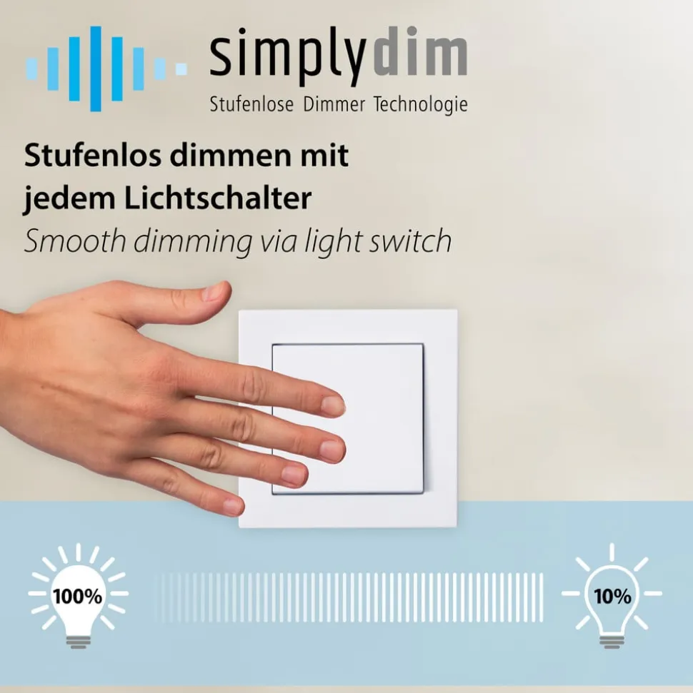 Green Knut LED-loftlampe med ægte mos