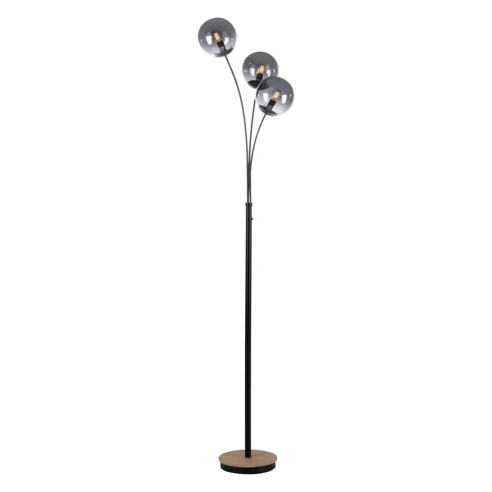 Green Widow gulvlampe med glasskærme