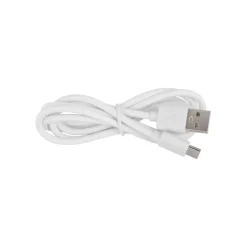 Gregoir genopladelig LED-bordlampe, mat hvid, højde 38 cm, CCT