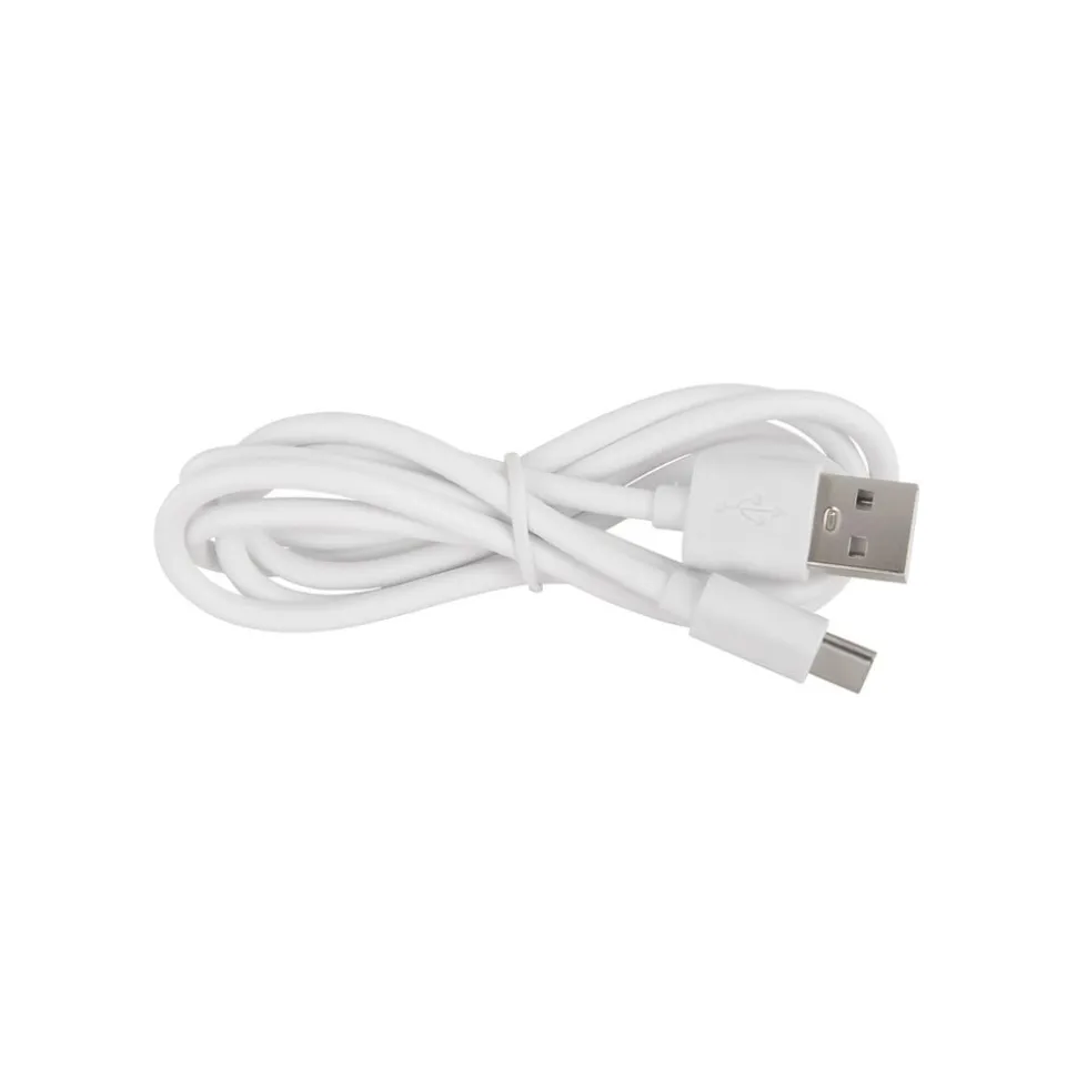 Gregoir genopladelig LED-bordlampe, mat hvid, højde 38 cm, CCT