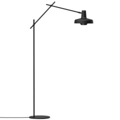 GRUPA Arigato gulvlampe, tredelt arm, sort