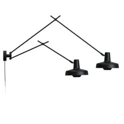 GRUPA Arigato væglampe 2 lyskilder 90 cm sort