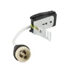 GU10 fatning med afstandsstykke, hvid, kabel 10 cm max. 35 W