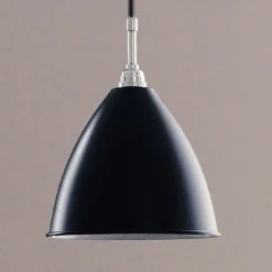 GUBI Bestlite BL9 hængelampe Ø16cm krom/sort