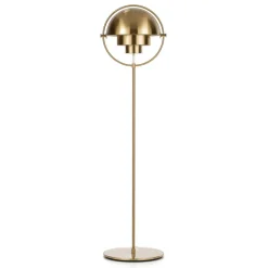 GUBI Multi-Lite gulvlampe, højde 148 cm, messing/messing