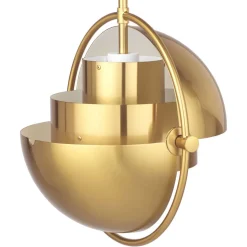 GUBI pendel Multi-Lite, Ø 27 cm, messing/messing