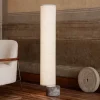 GUBI Unbound LED-gulvlampe 80 cm lærred