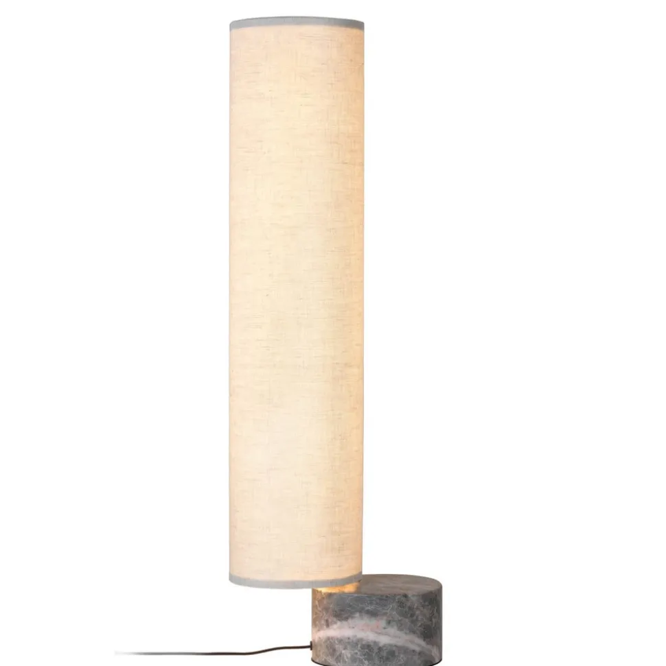 GUBI Unbound LED-gulvlampe 80 cm lærred