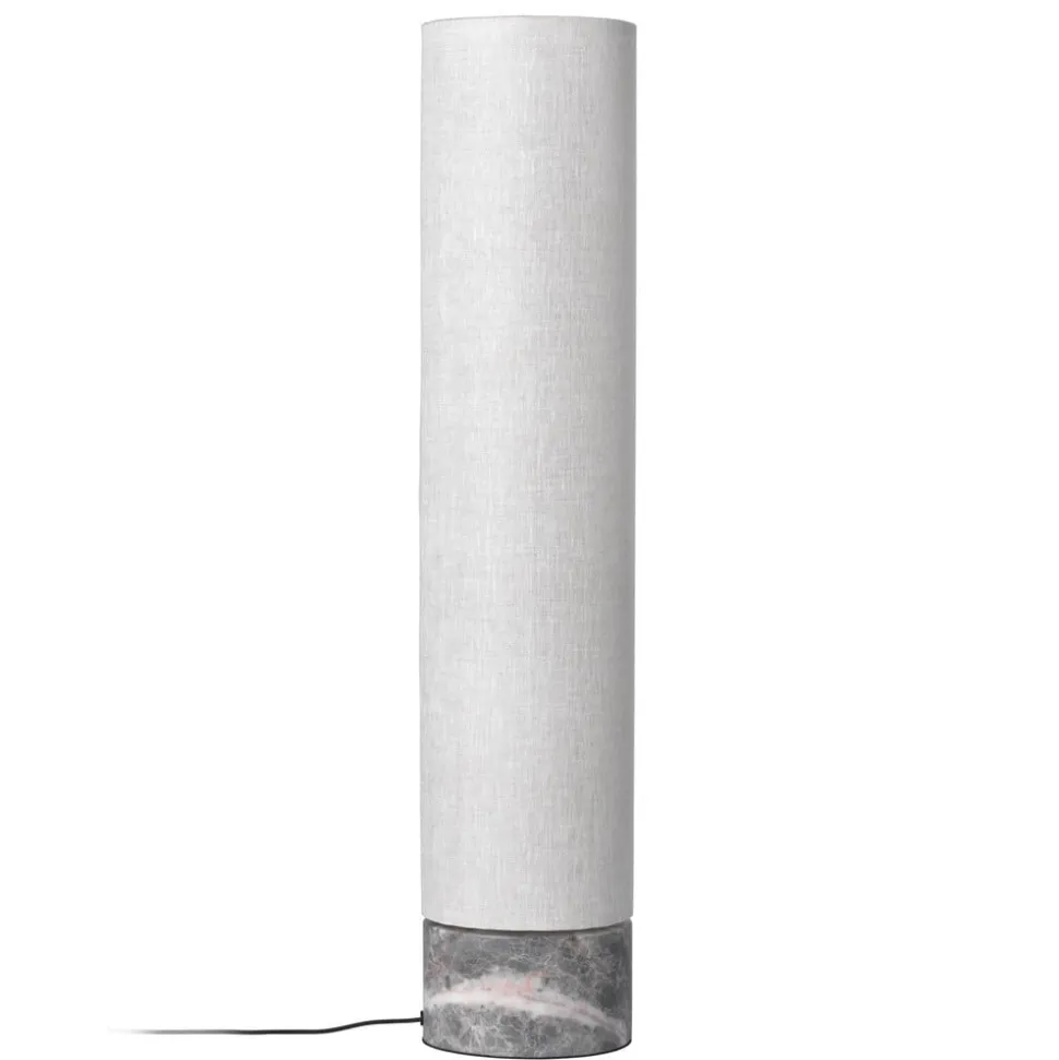 GUBI Unbound LED-gulvlampe 80 cm lærred