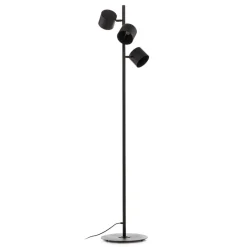Gulvlampe 1047, 3 lyskilder, sort