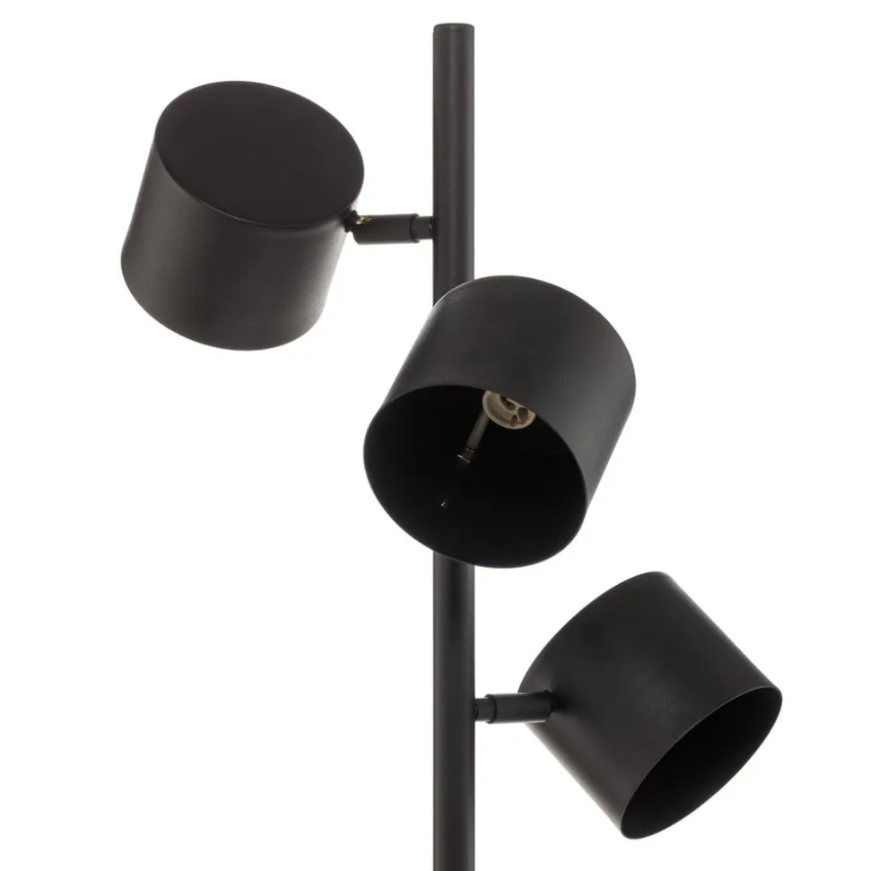 Gulvlampe 1047, 3 lyskilder, sort