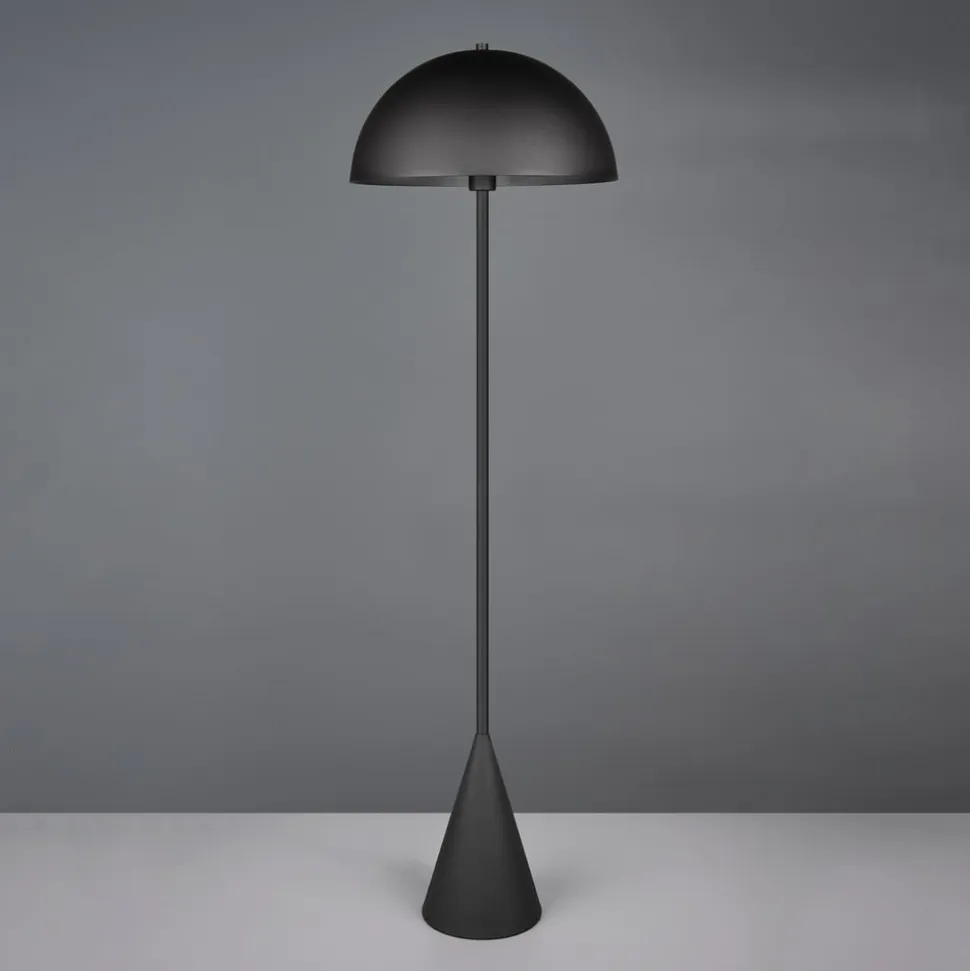 Gulvlampe Alfie, sort mat, metal, E27