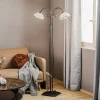 Gulvlampe Antica i landlig stil, 2 lyskilder