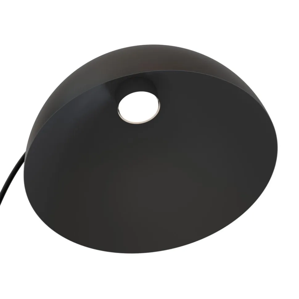 Gulvlampe Arcos, sort, højde 150 cm, metal