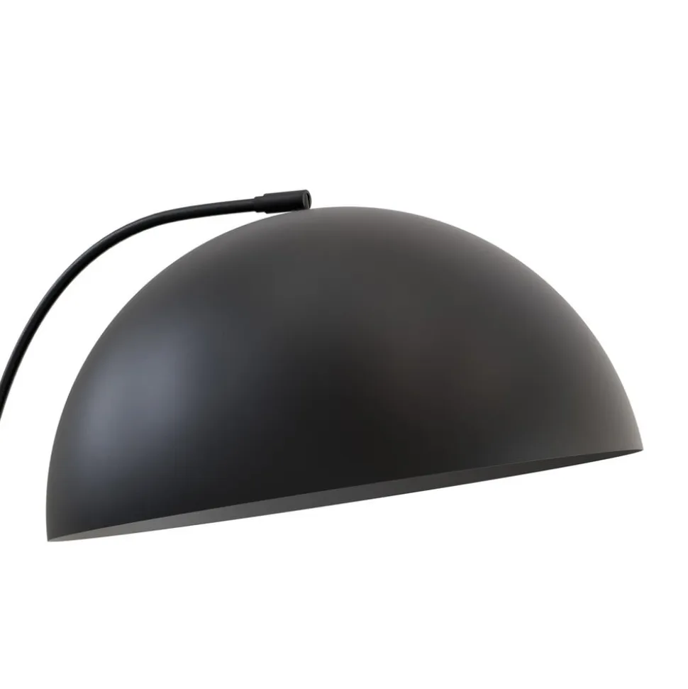 Gulvlampe Arcos, sort, højde 150 cm, metal