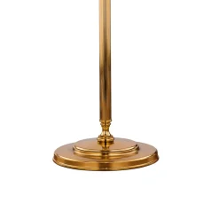Gulvlampe Baranio med stofskærm