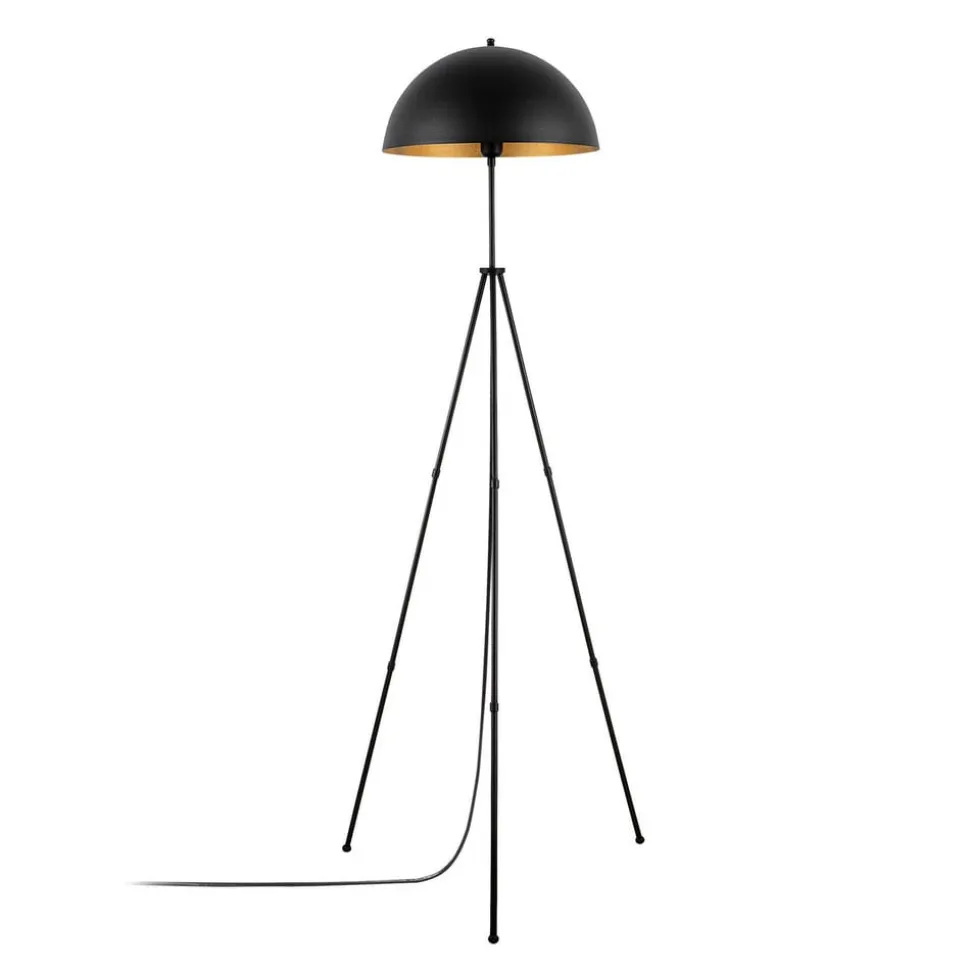 Gulvlampe Can-NT-113-1, sort metal treben, højde 170 cm