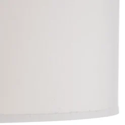 Gulvlampe Corralee i sort og hvid